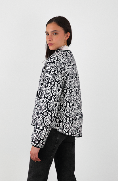 Quilted Jacket Black