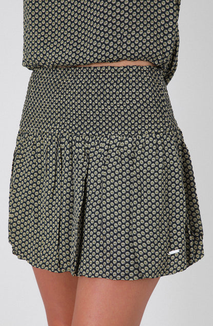 Lurex Navy Bubble Skirt
