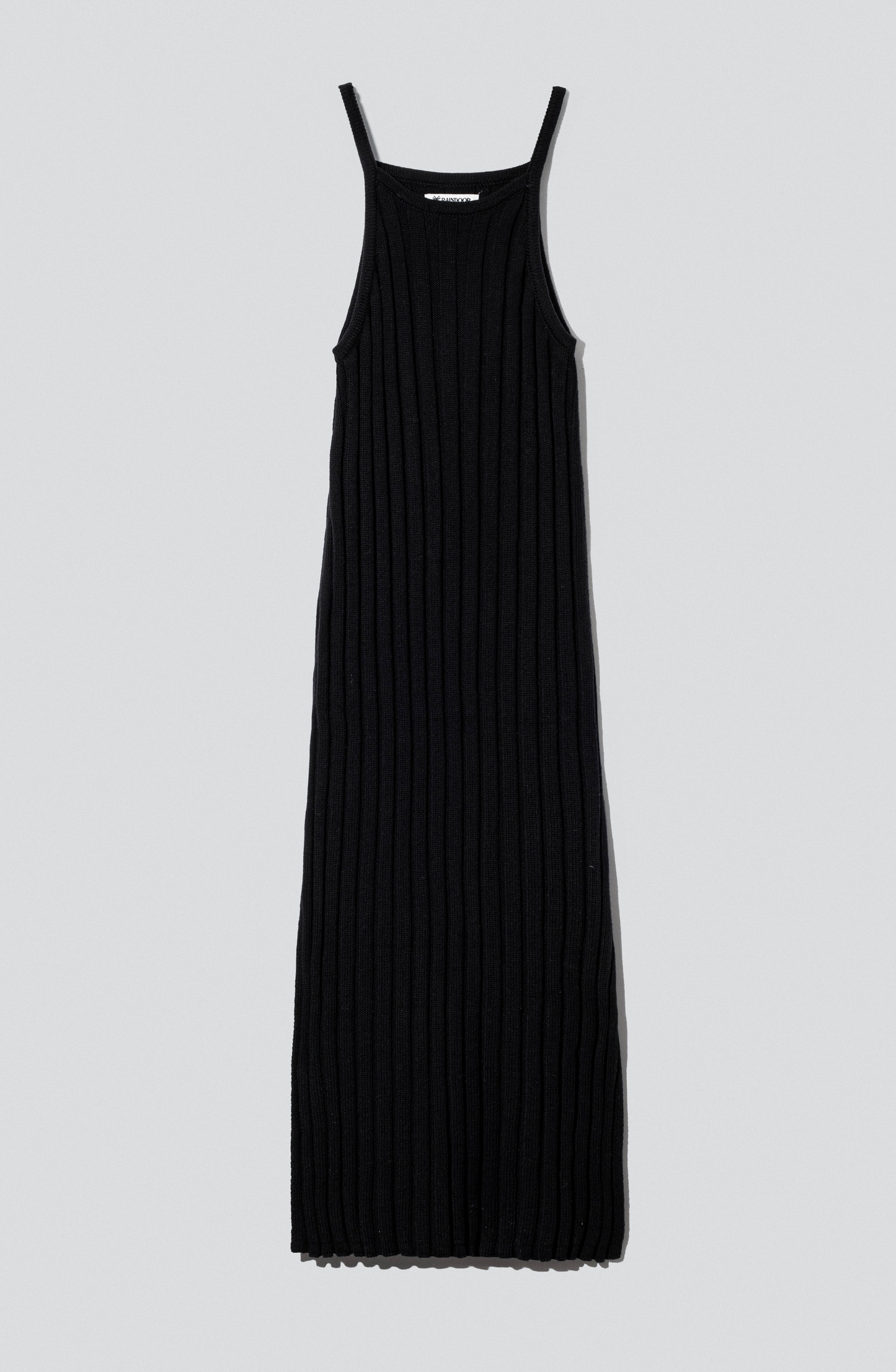Halter Knit Dress Black
