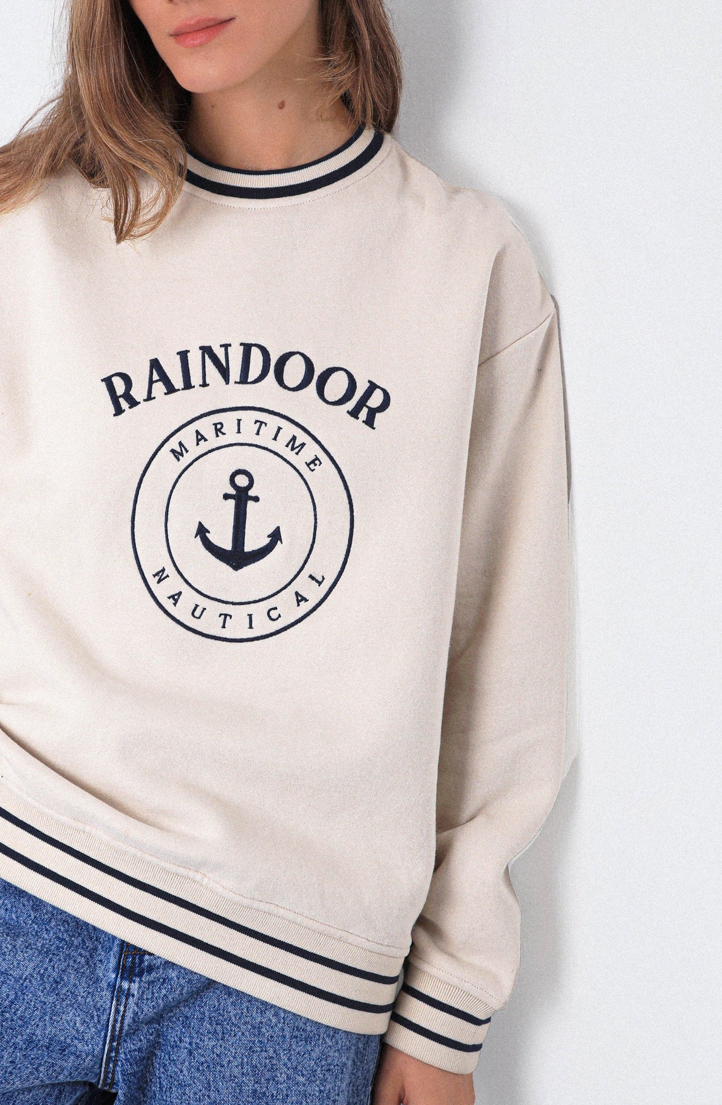 White Sailor Sweatshirt