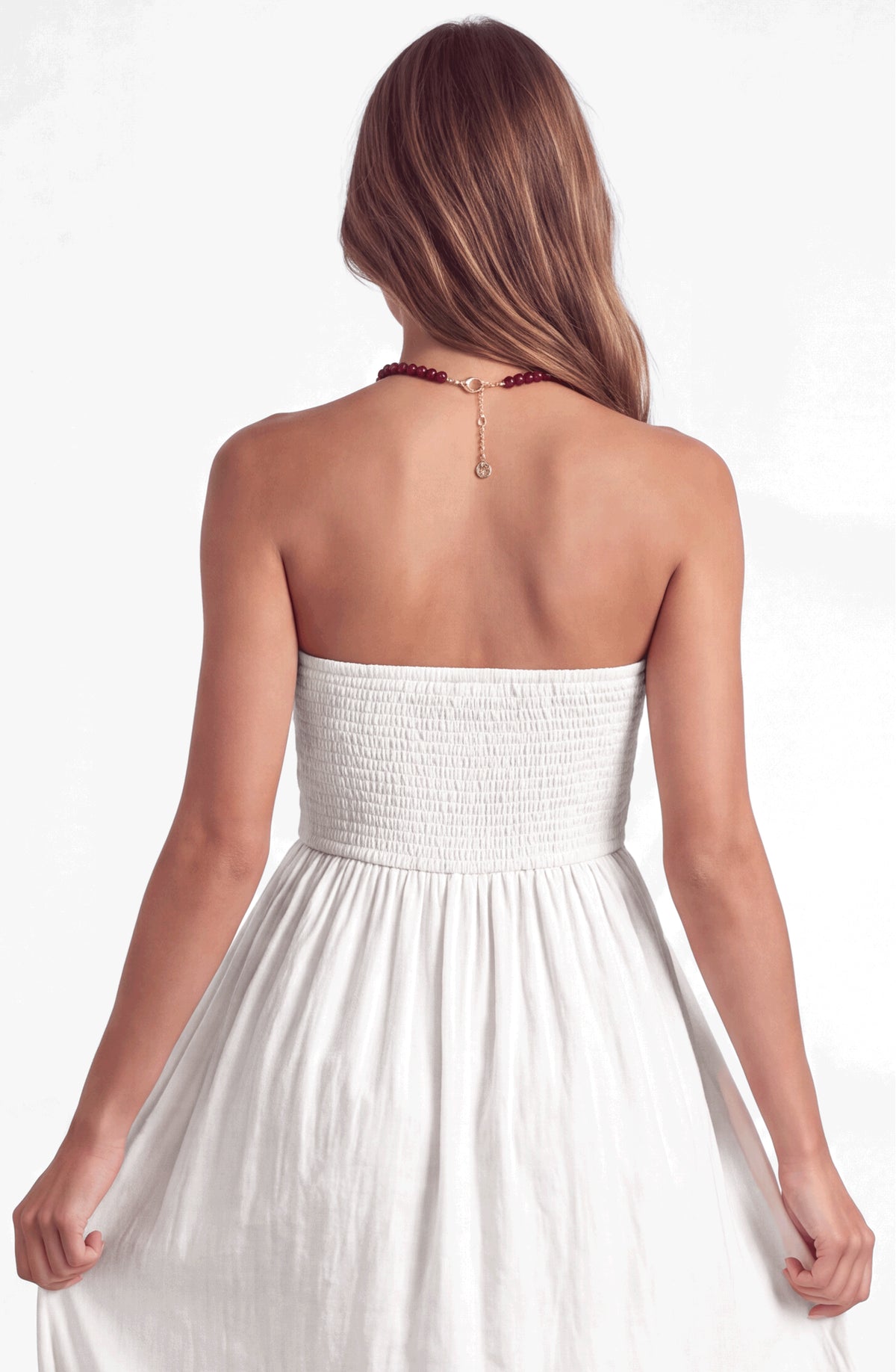White Cotton Maxi Dress