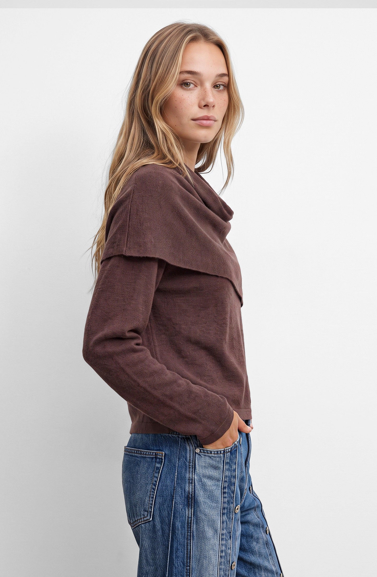 Brown Layer Vest