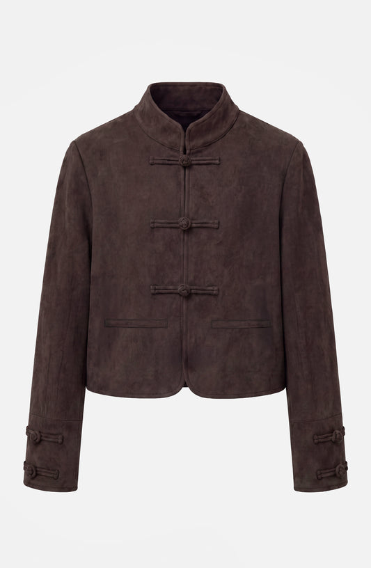 Japo Brown Suede Jacket