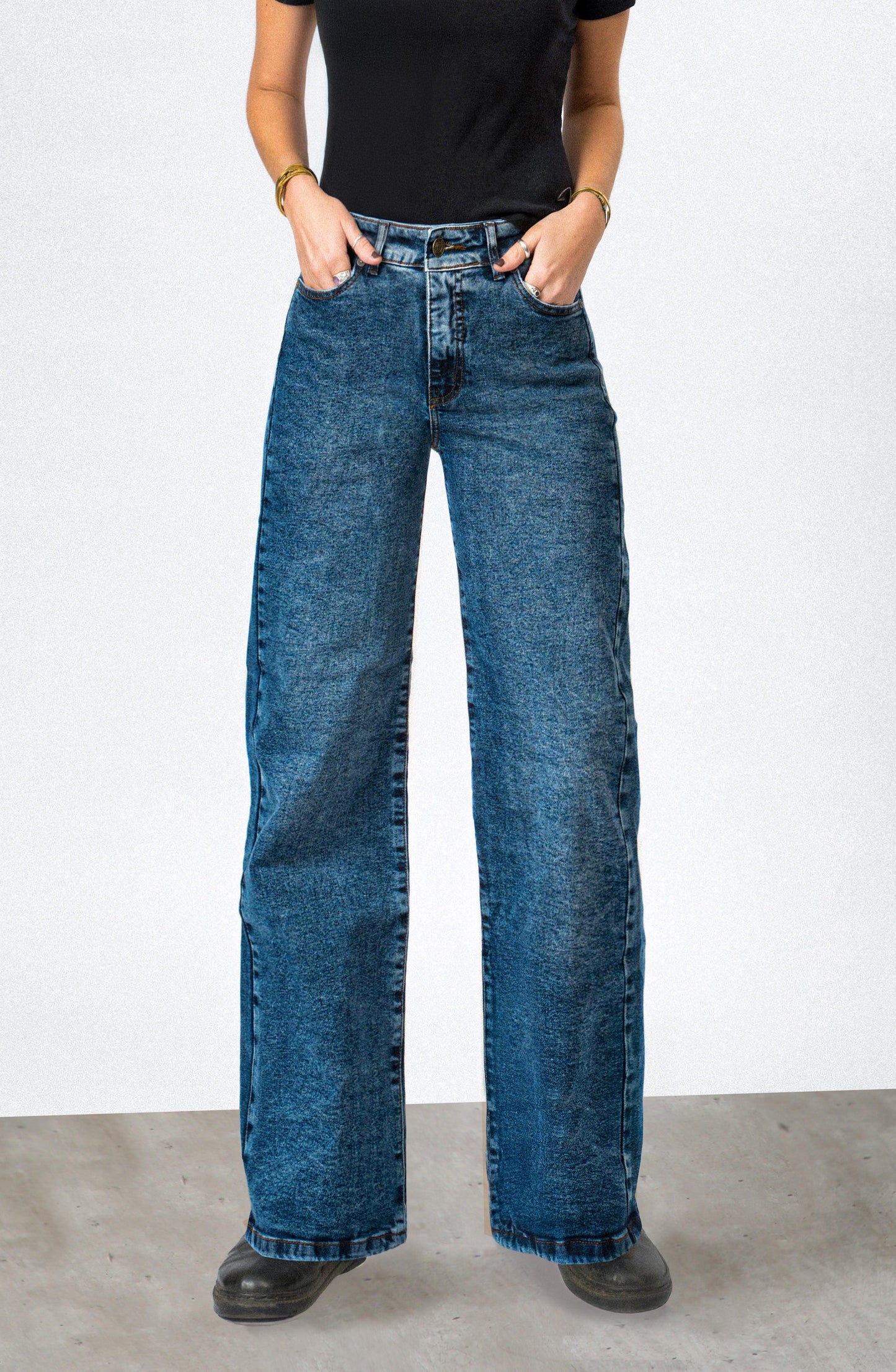 Pockets Cow Pants