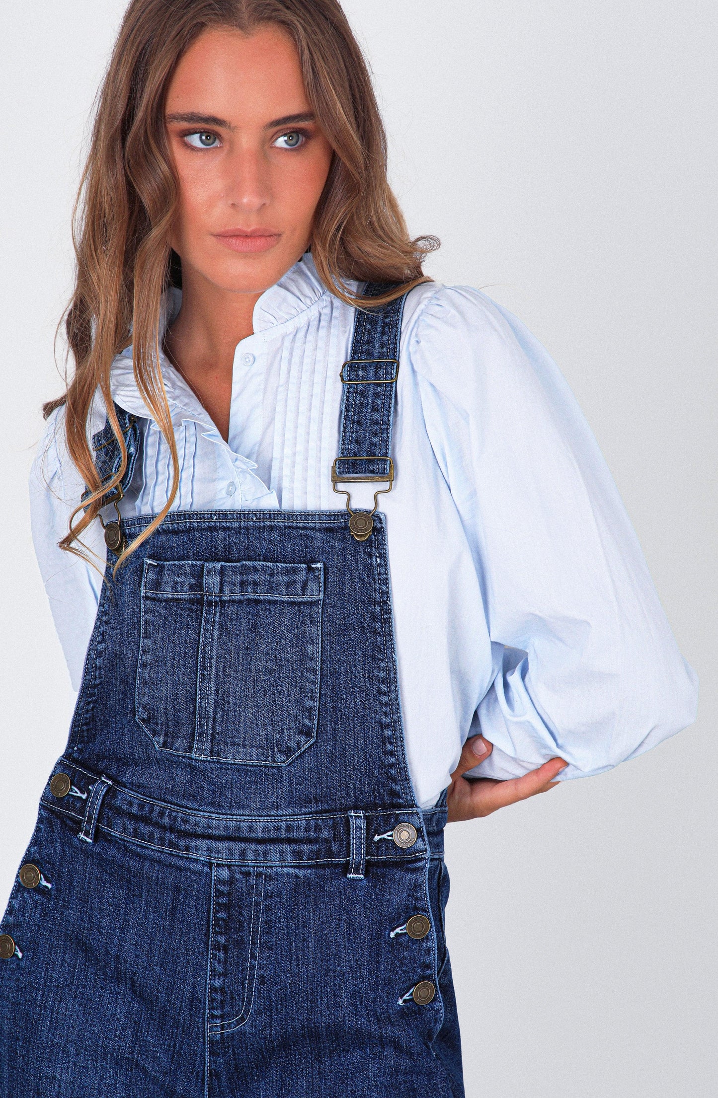 Blue Denim Overalls
