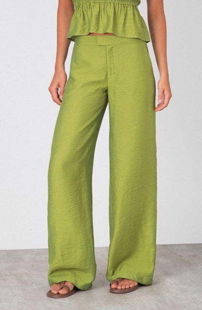Pistachio Linen Pants