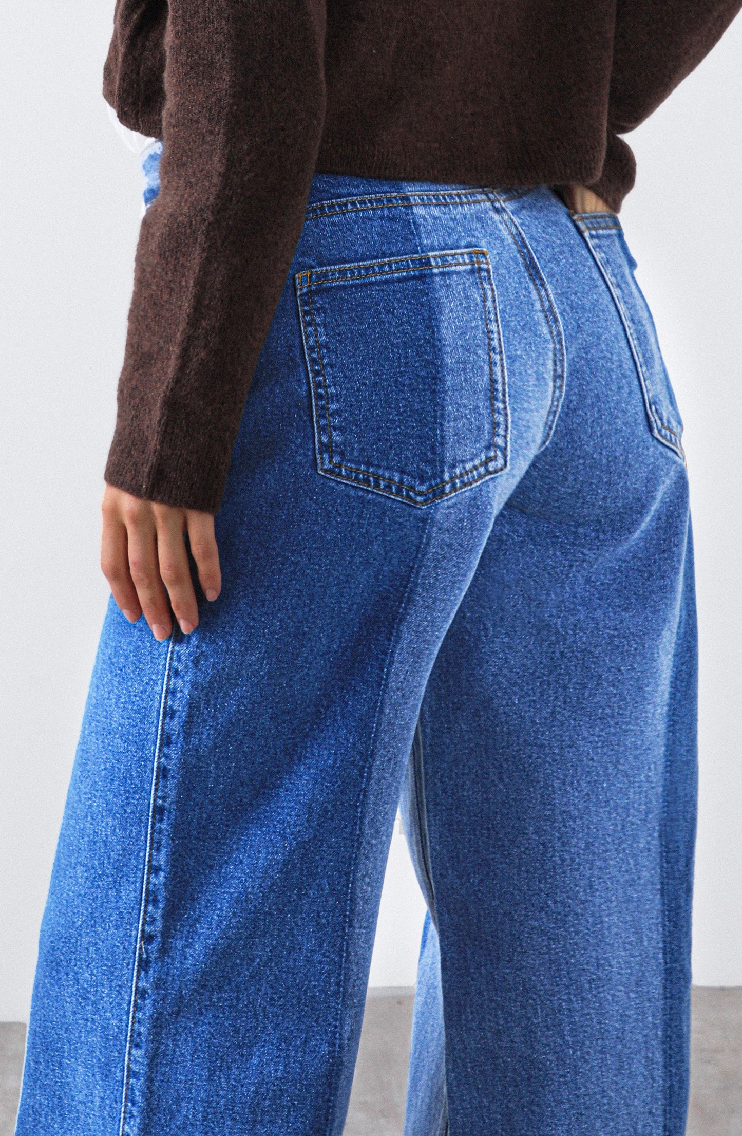 Bicolor Blue Pants