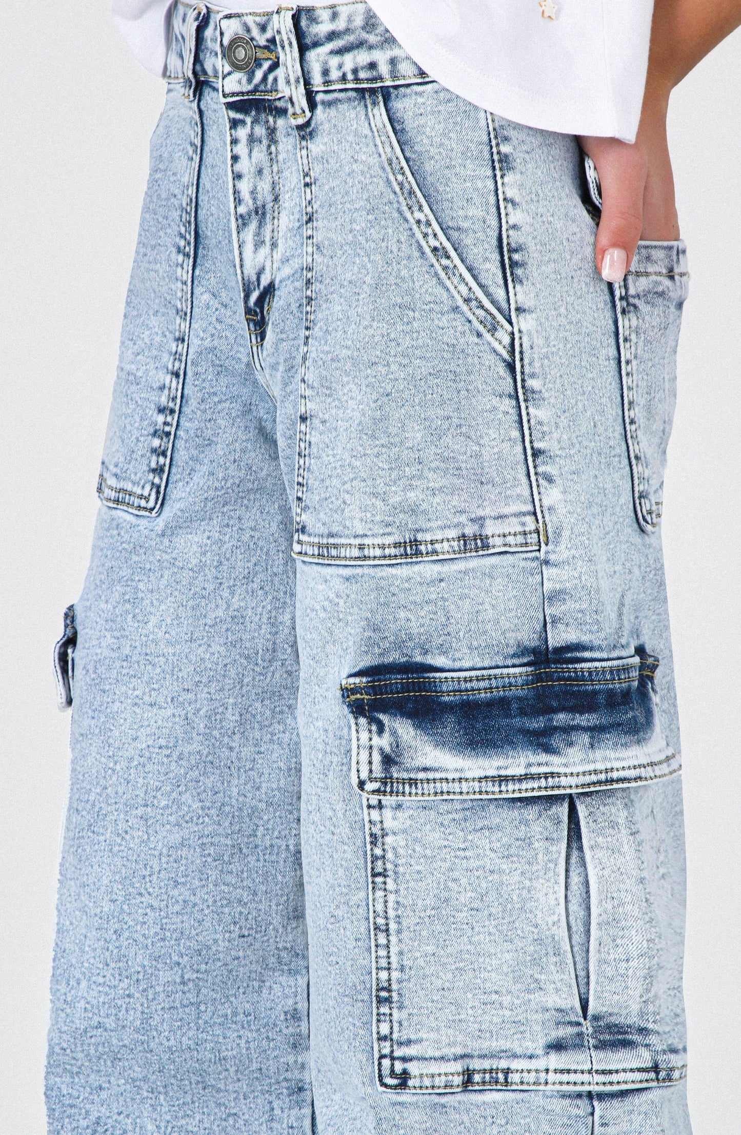 Blue Bag Pants