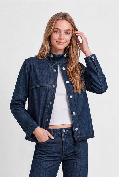 Denim Indigo Layer Overshirt