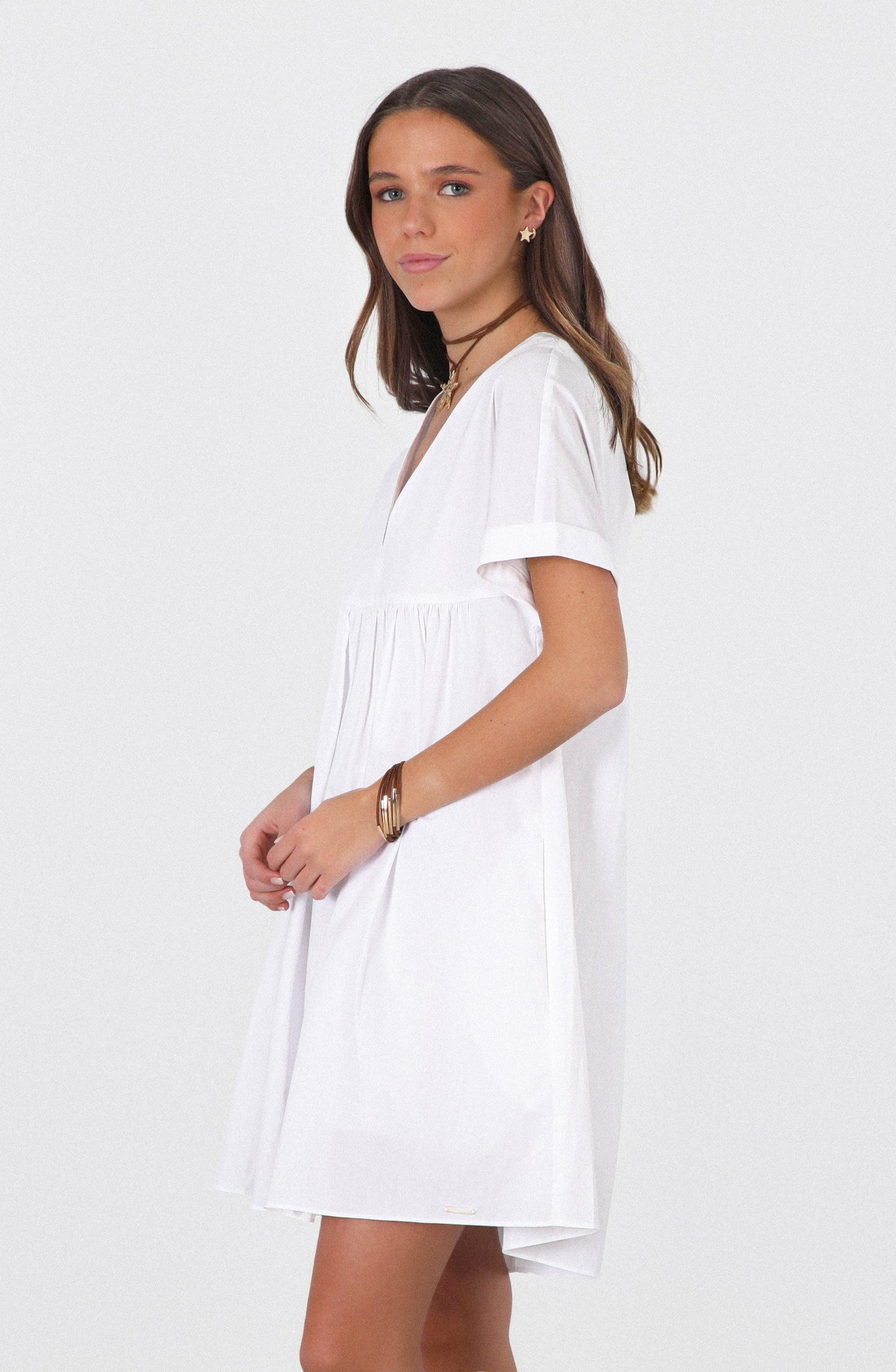White Shirt Dress