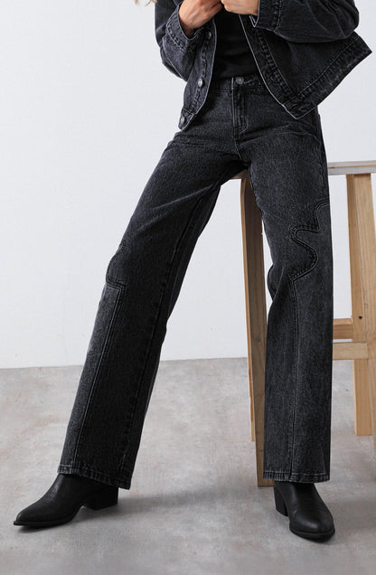 Black Cowboy Pants