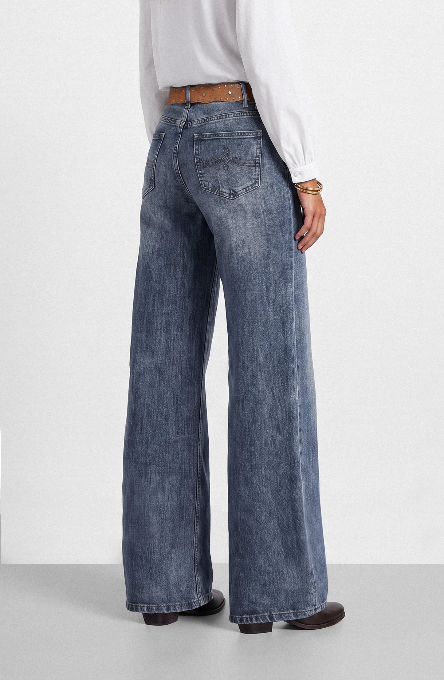Basic Blue Denim Pants