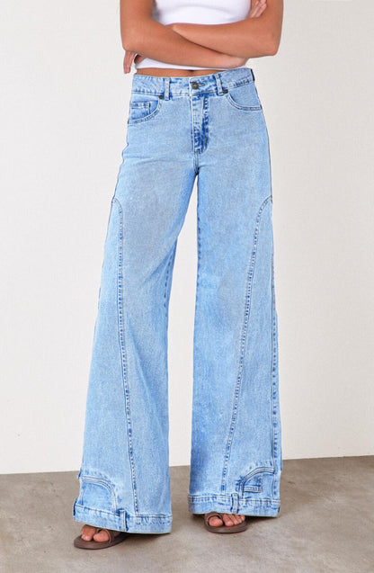 Inverted Pants Blue