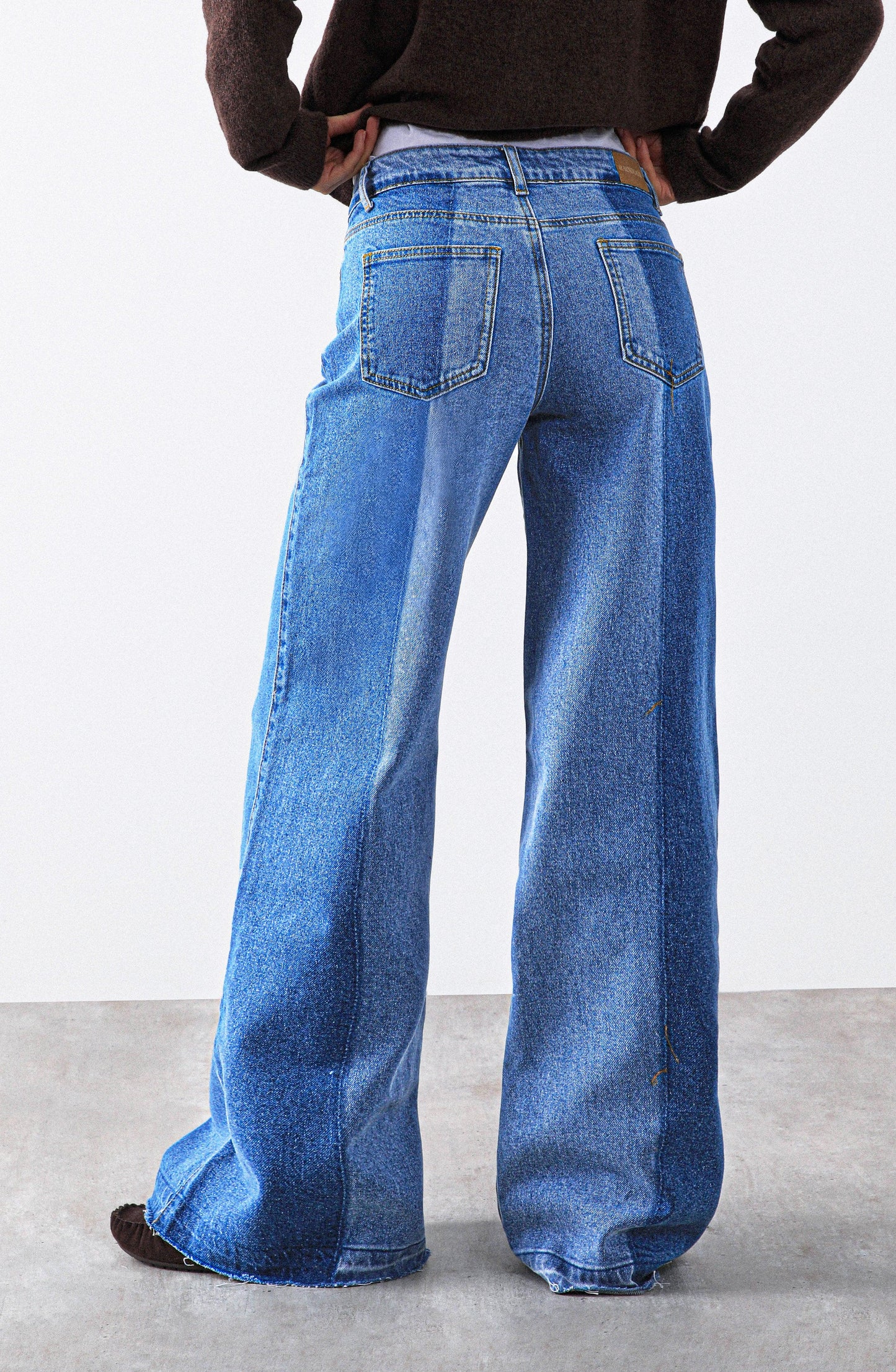 Bicolor Blue Pants