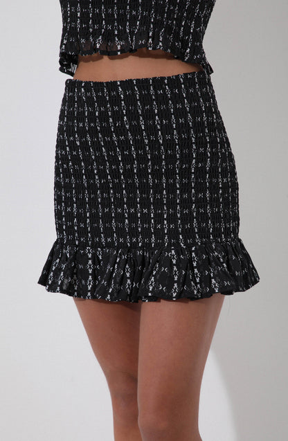 Black Panal Skirt