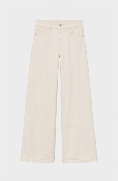 Ecru Star Pocket Pants