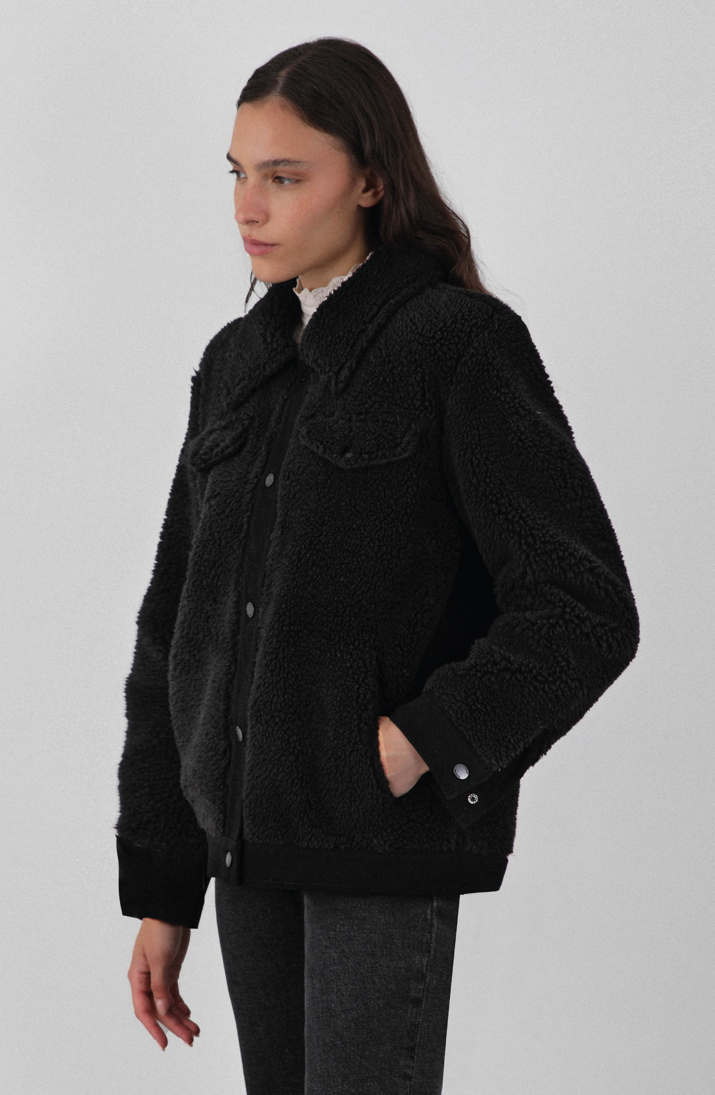 Sherpa Fleece Black