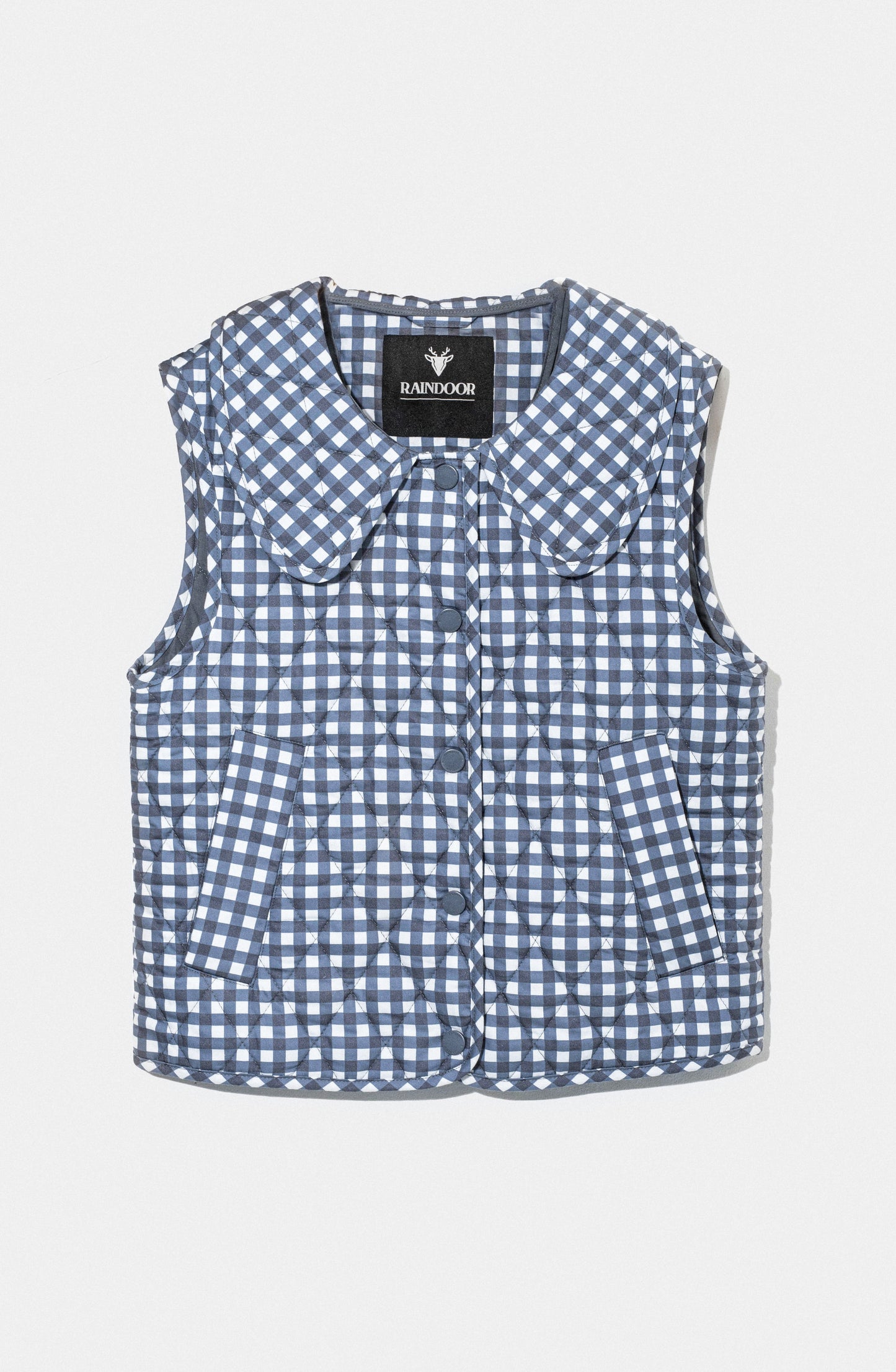 Quilted Vichy Vest