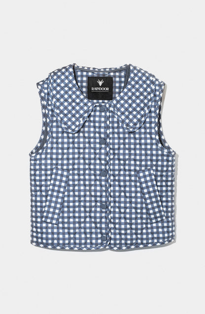 Quilted Vichy Vest