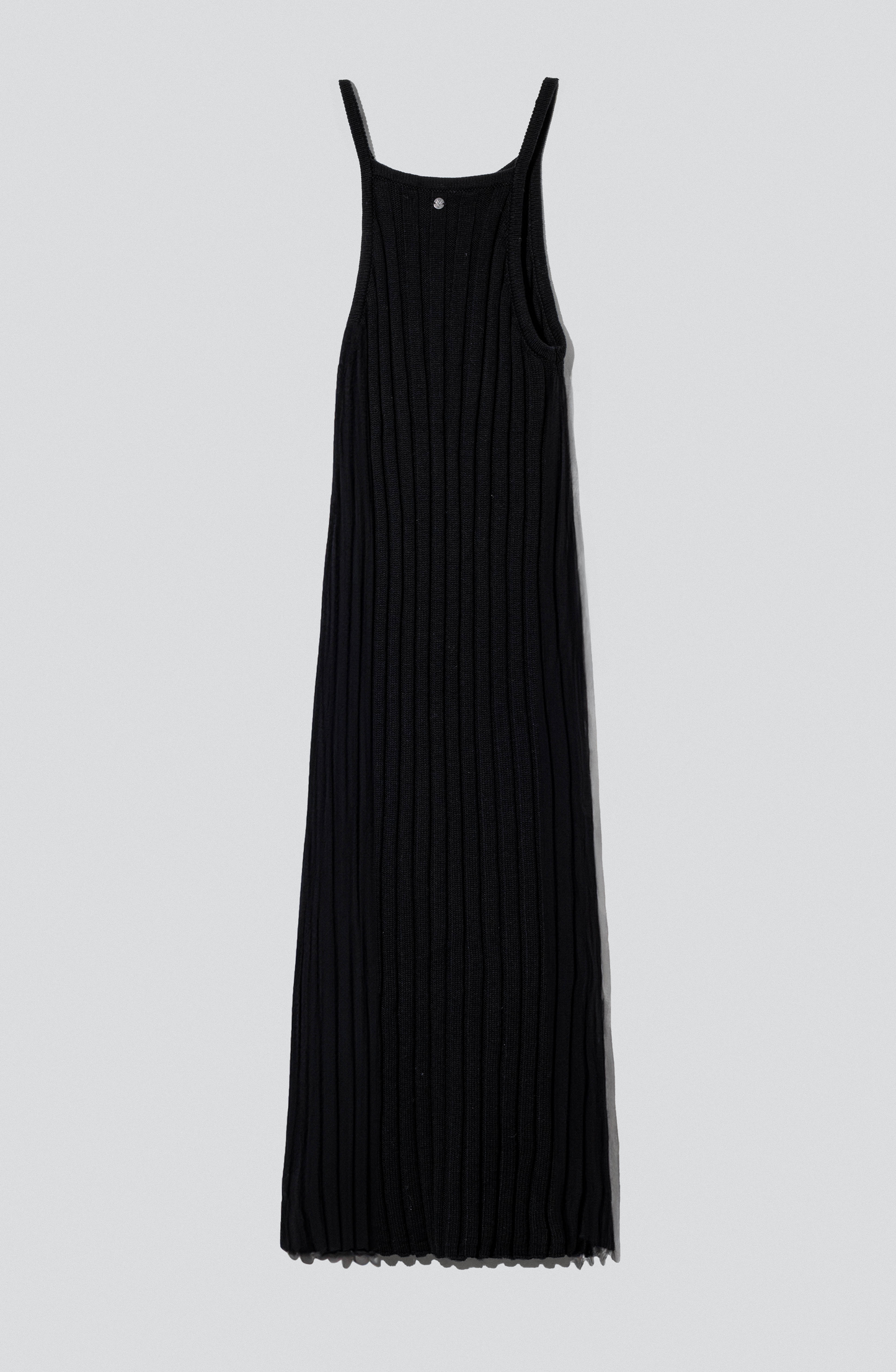 Black Halter Knit Dress