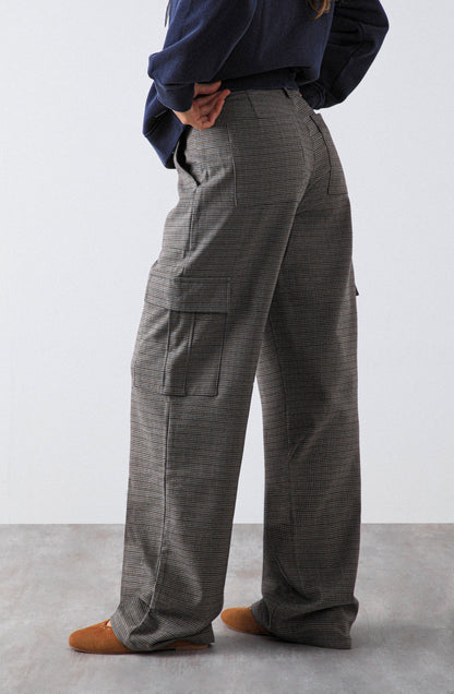 Cargo Knit Pants Brown