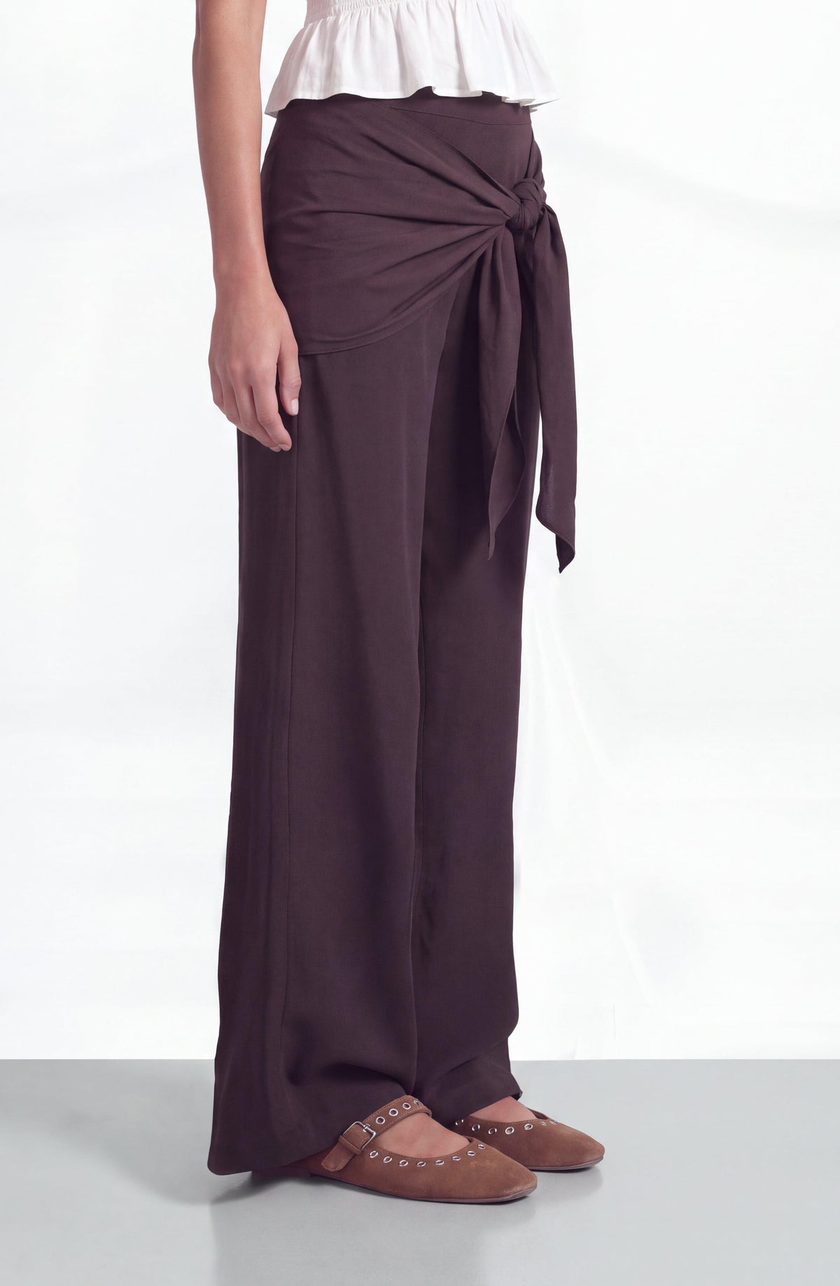 Purple Scarf Pants