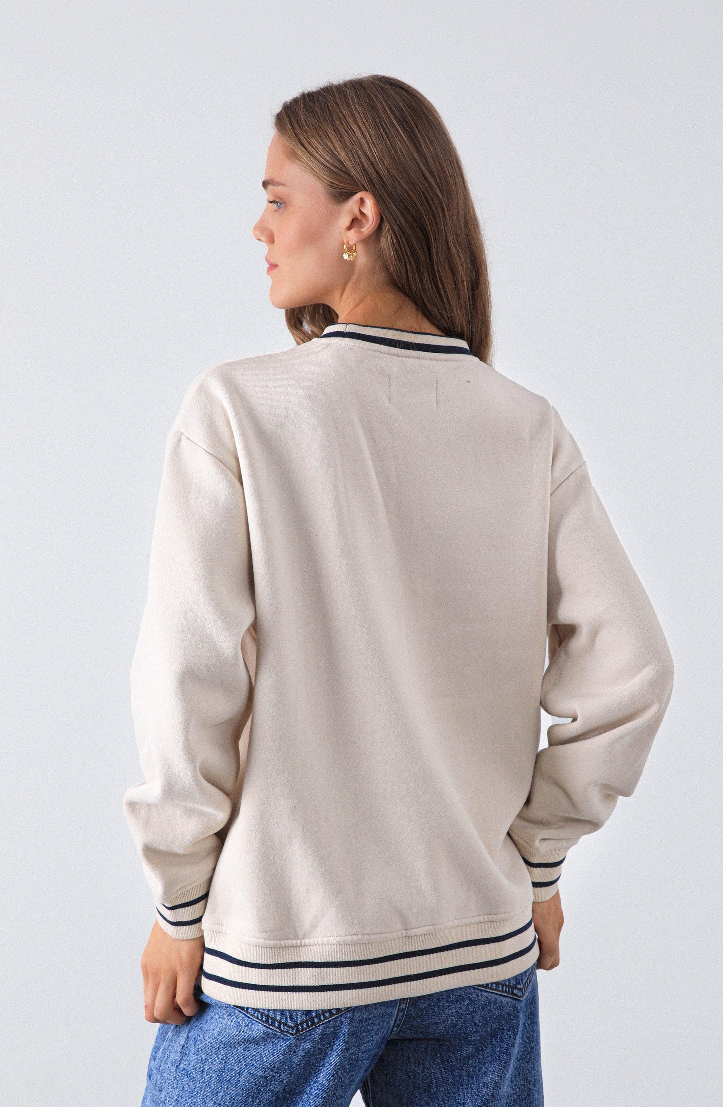 White Sailor Sweatshirt