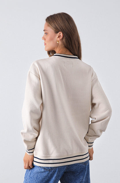 White Sailor Sweatshirt