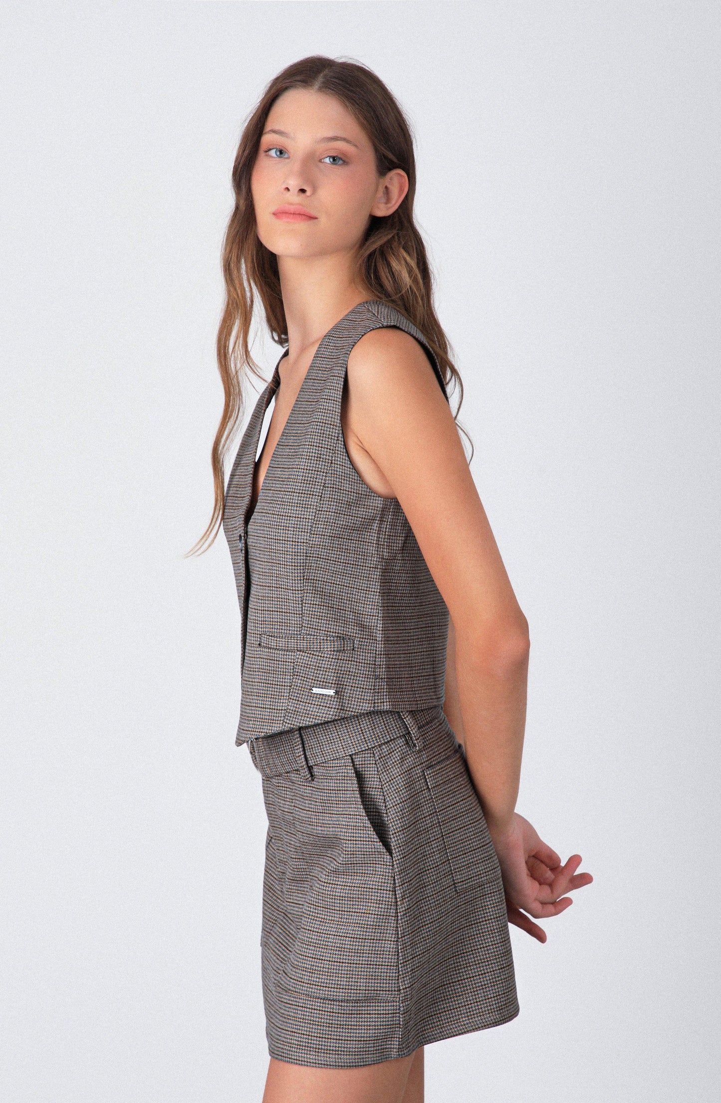 Vest Tejido Brown