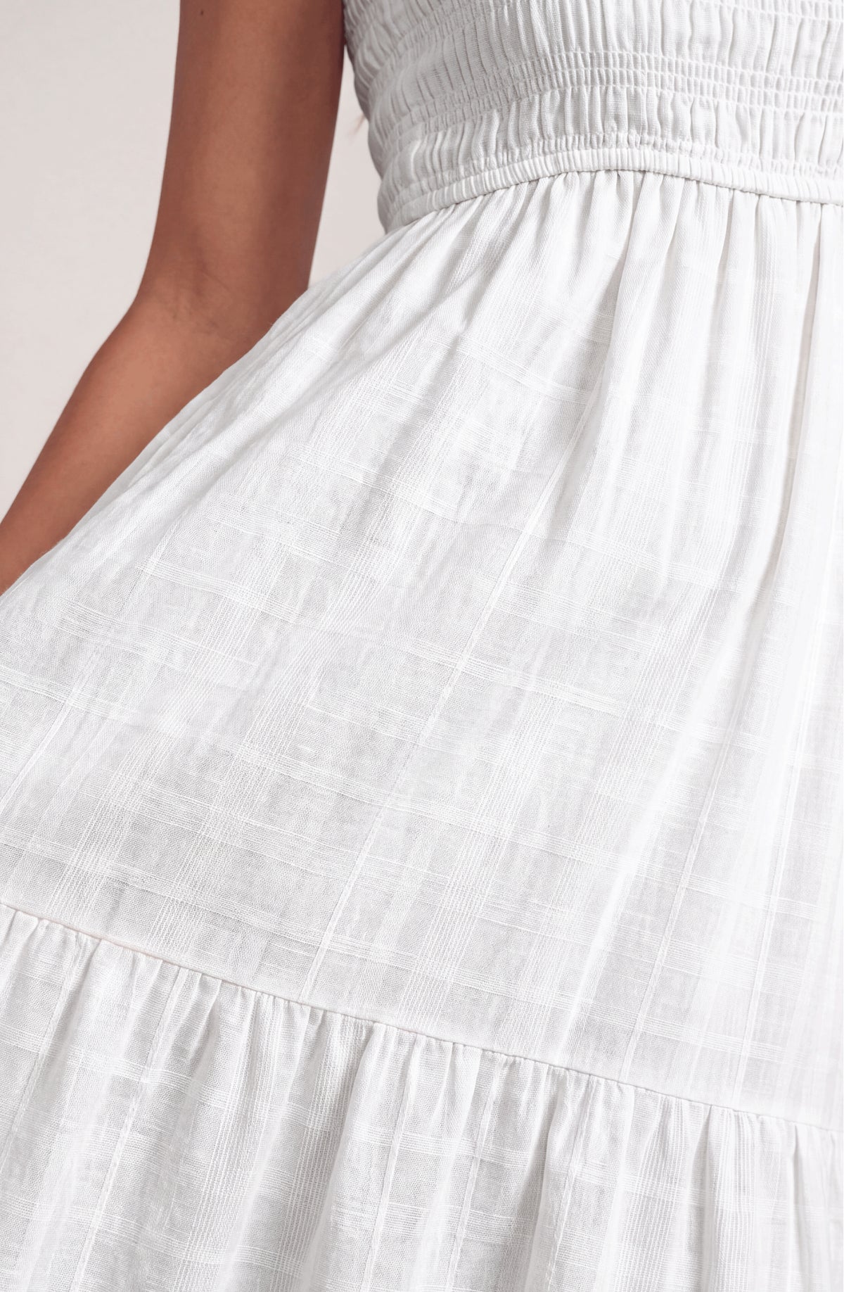 White Cotton Maxi Dress