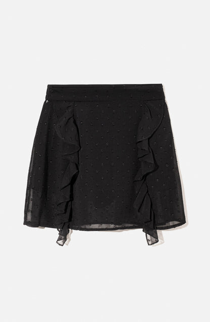 Black Cropped Vuelos Frontales
