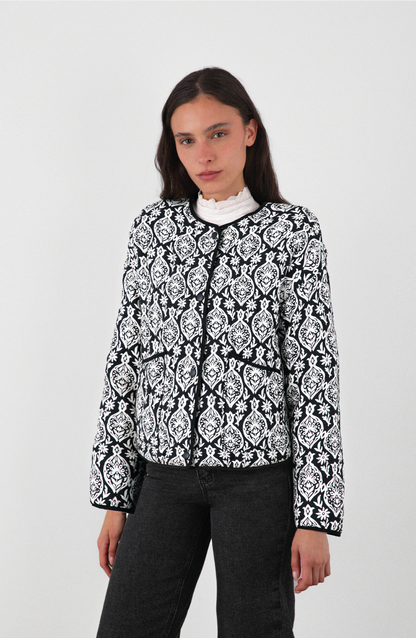 Quilted Jacket Black