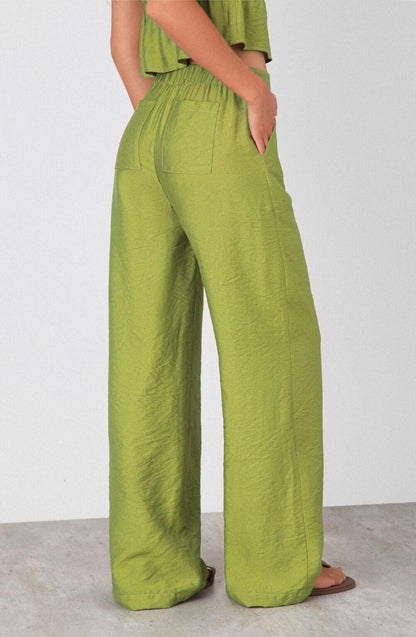 Pistachio Linen Pants
