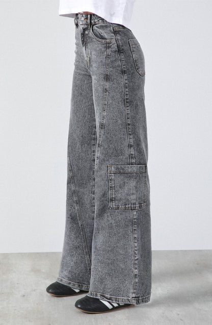 Pantalón Diagonal Bolsillo Gray