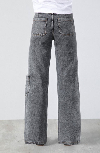 Pantalón Diagonal Bolsillo Gray