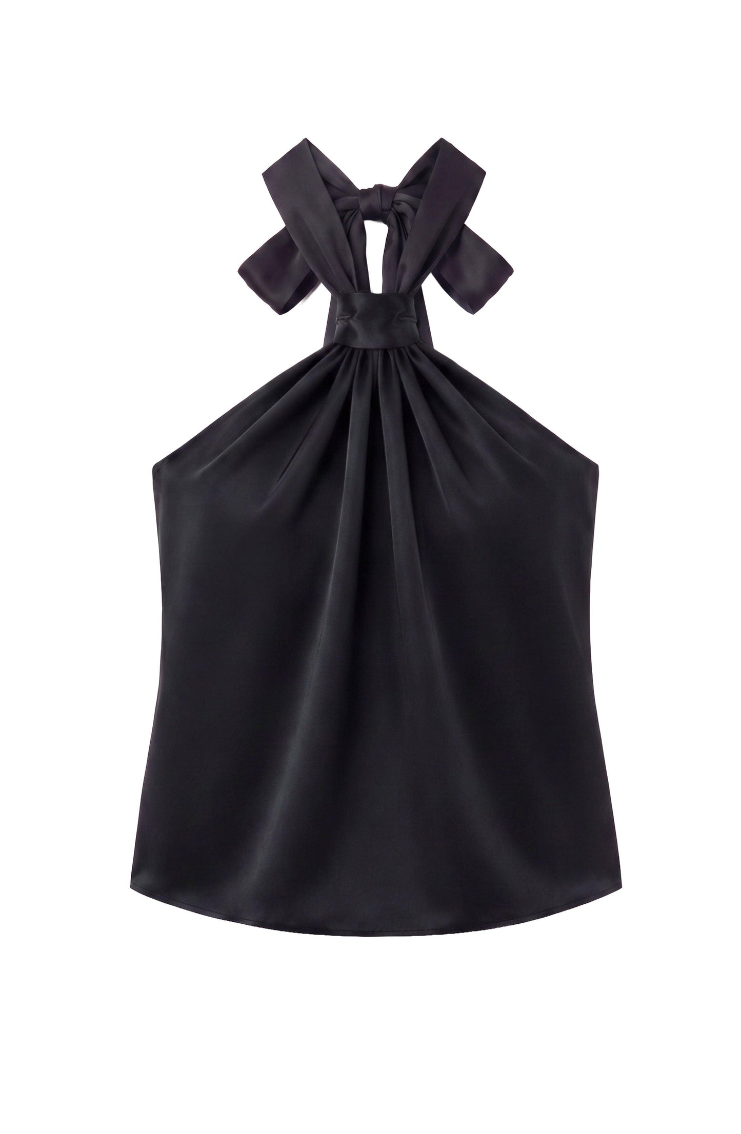Black Halter Top