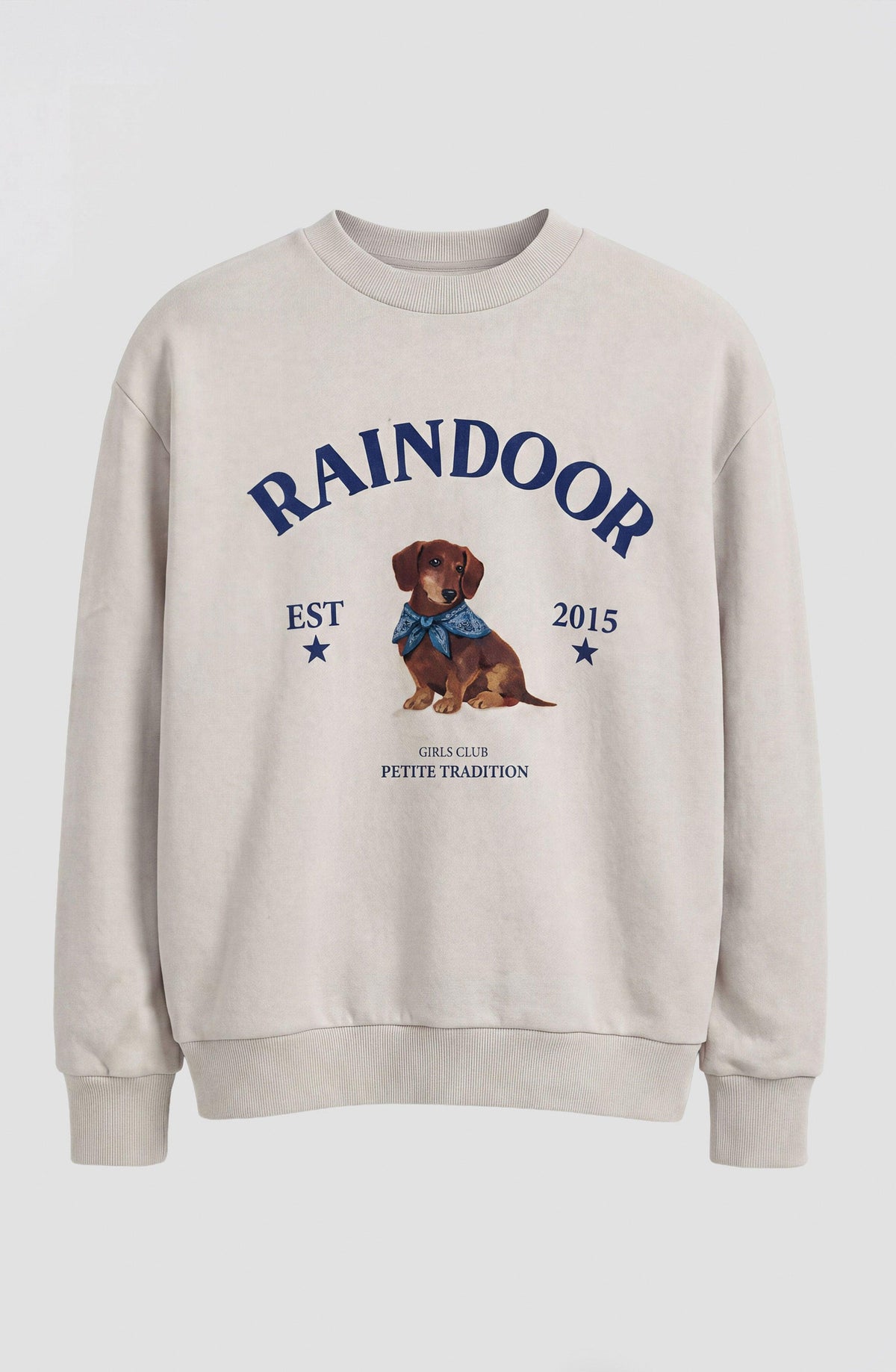 Ecru Dachshund Sweatshirt