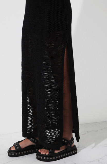Black Knit Dress