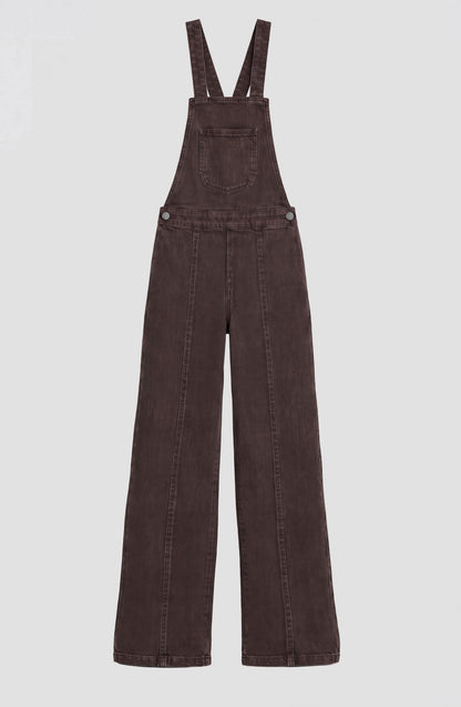 Denim Brown Overalls