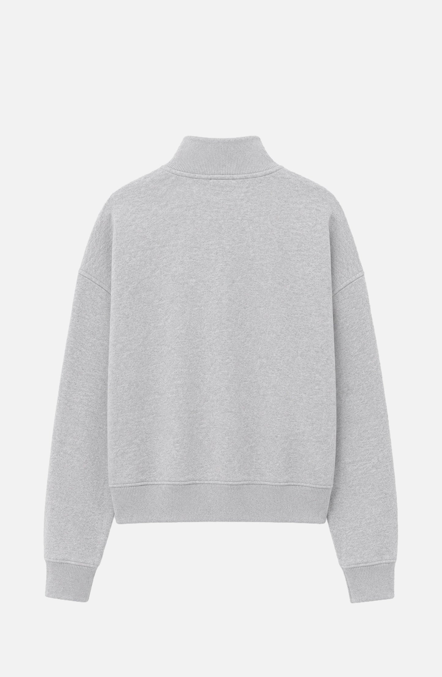 Sweatshirt Mid Zipper Grey