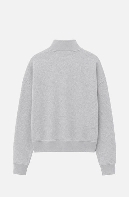 Sweatshirt Mid Zipper Grey