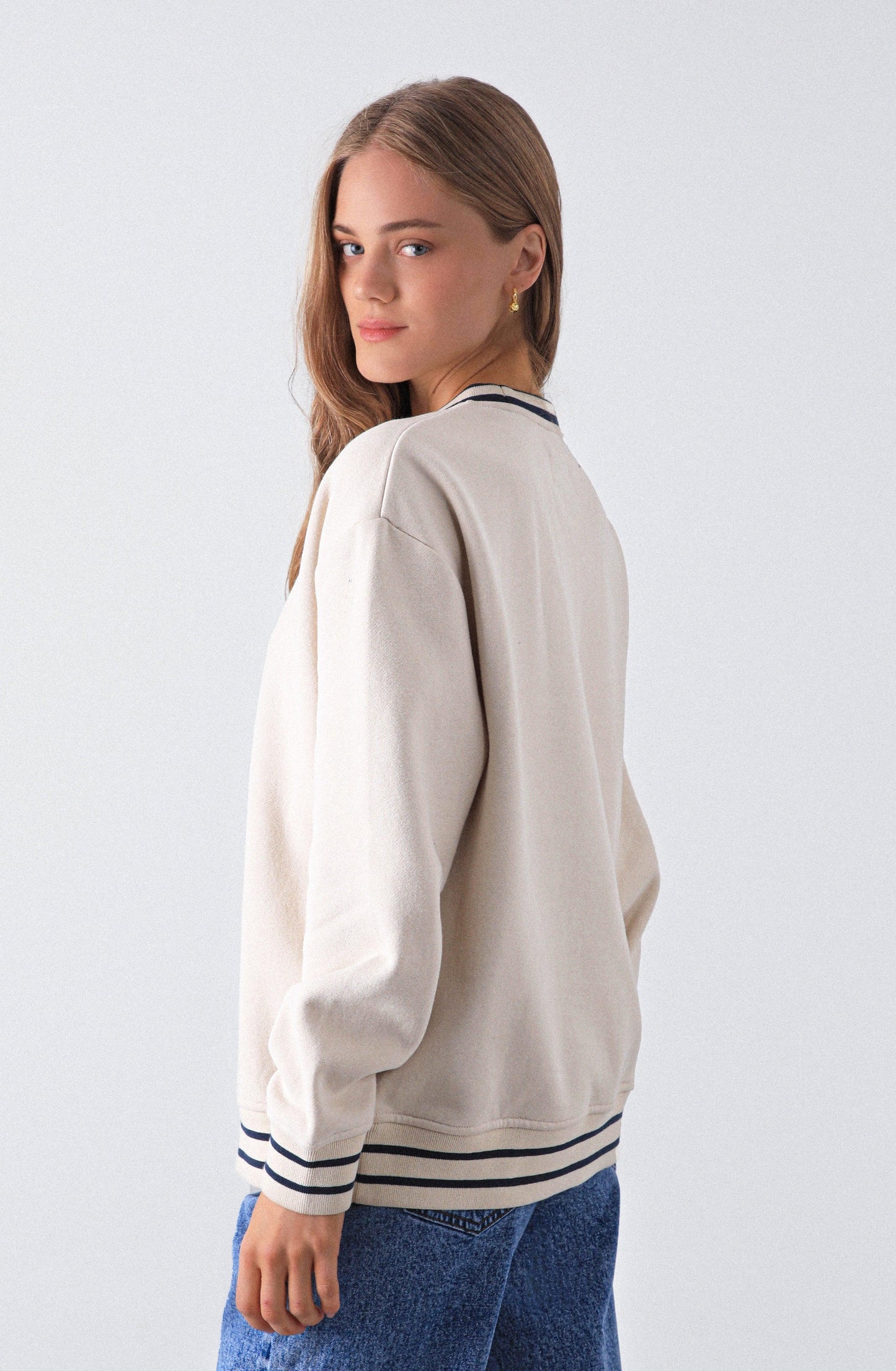White Sailor Sweatshirt