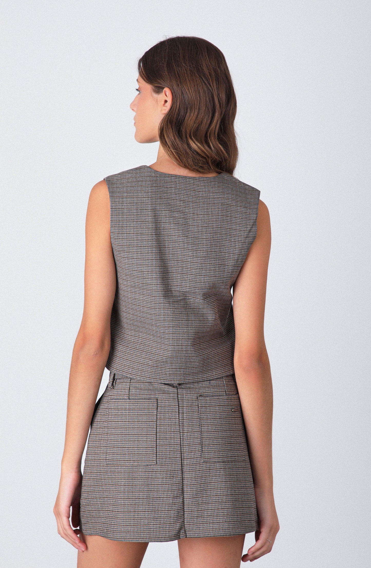 Vest Tejido Brown