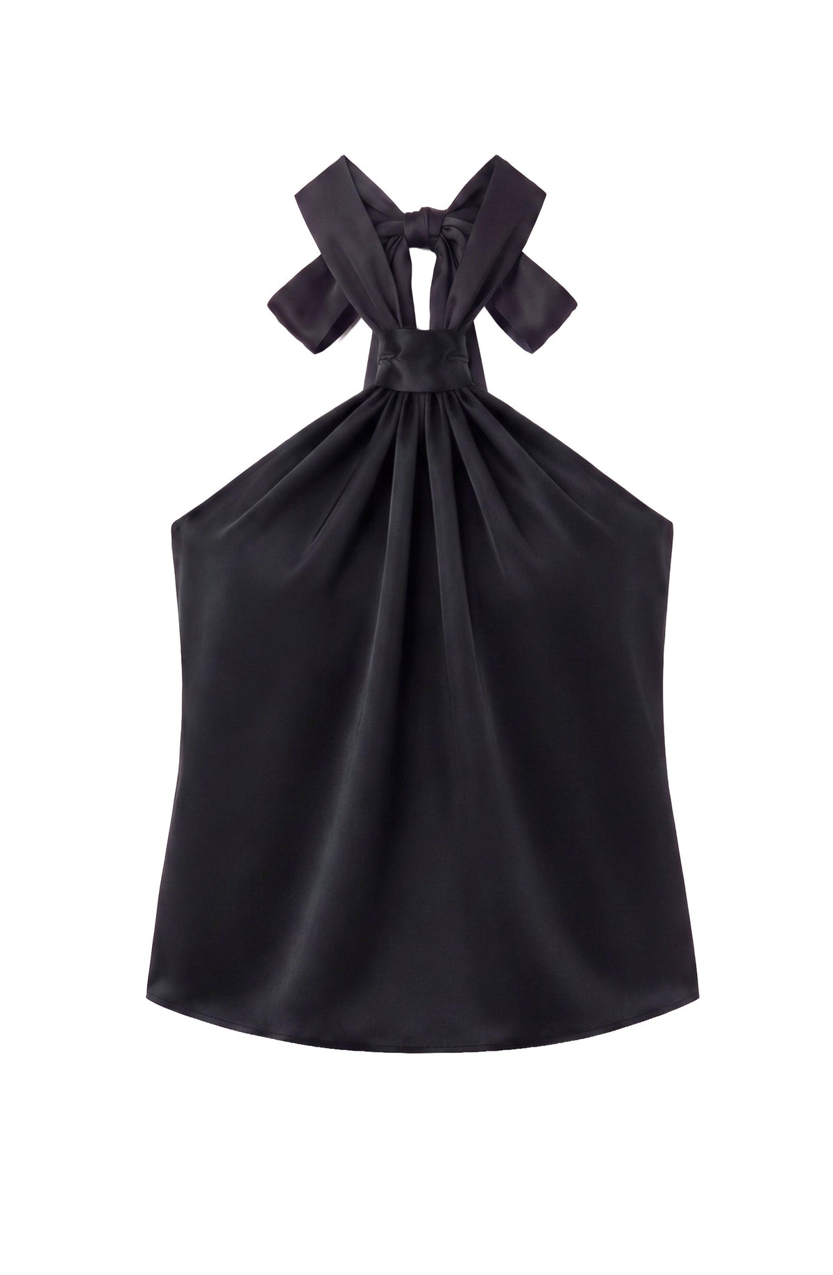 Black Halter Top