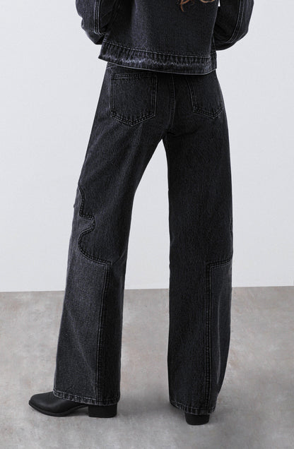 Black Cowboy Pants