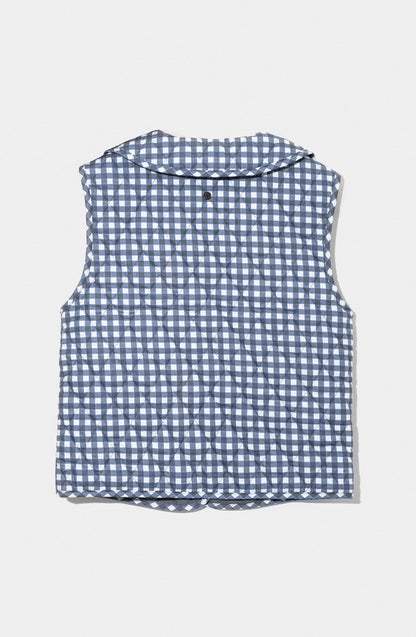 Quilted Vichy Vest
