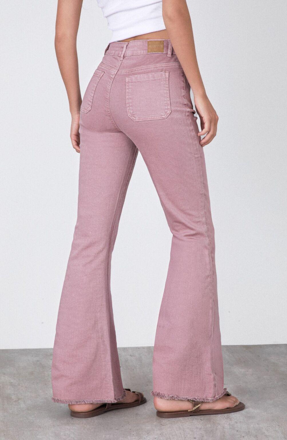 Flare Pocket Pink Pants