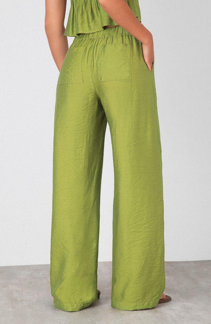 Pistachio Linen Pants