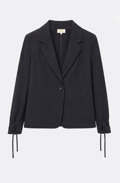 Tencel Black Blazer