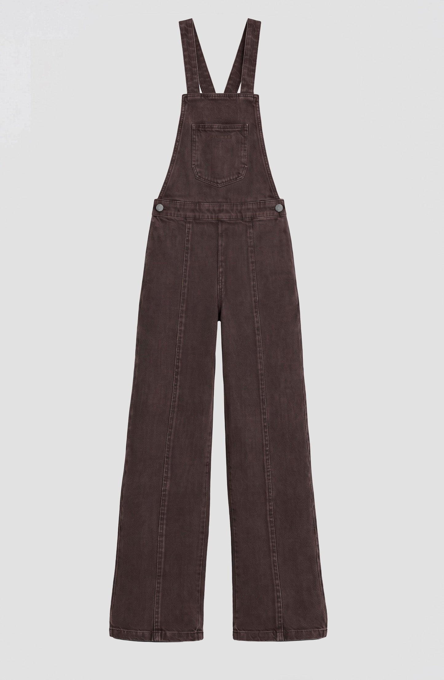 Brown Denim Overalls